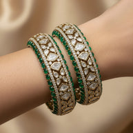 ASMAIRA EMERALD BANGLES