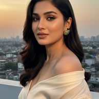 MULTI COLOURED FLORETTE- GREEN