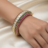 LEERA MULTI KUNDAN BANGLES