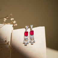 RUBY CASCADING DIAMOND DROPS