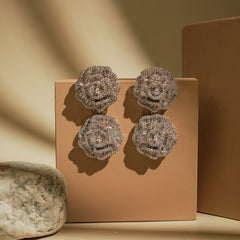 DOUBLE ROSETTE EARRINGS