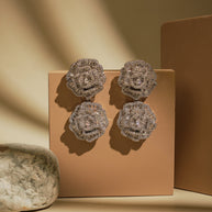 DOUBLE ROSETTE EARRINGS
