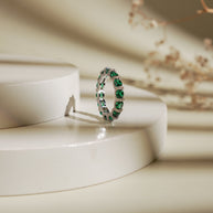 CROWN ETERNITY RING