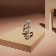 FOURFOLD HALO RING