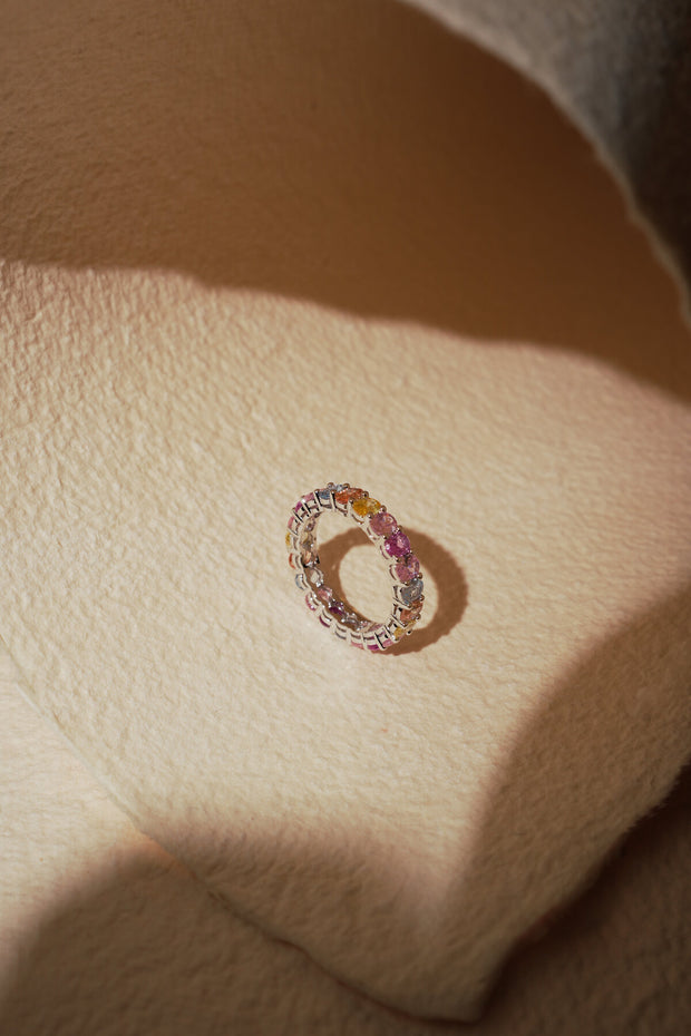 RAINBOW ETERNITY RING