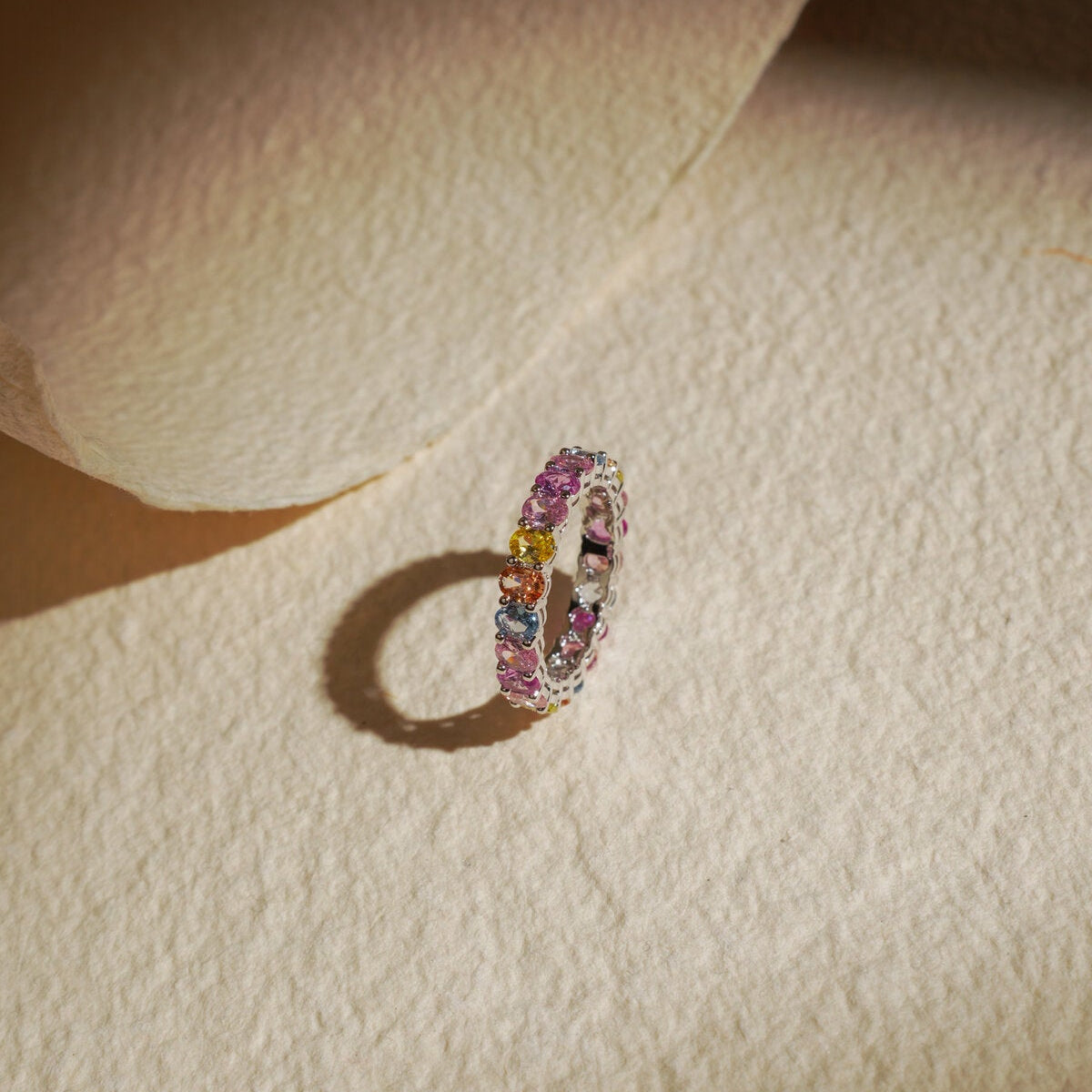 RAINBOW ETERNITY RING