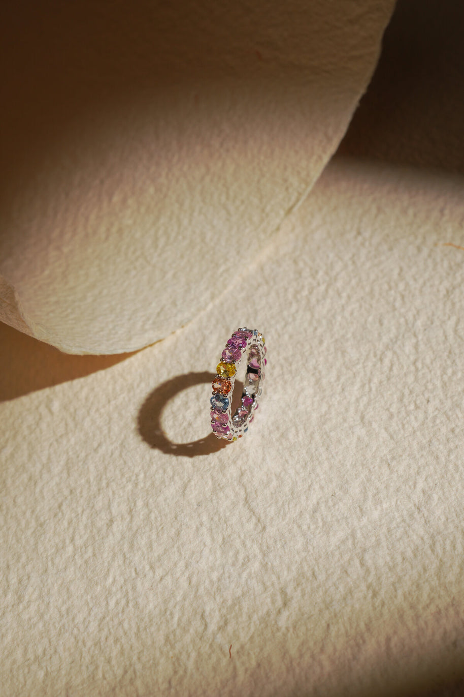 RAINBOW ETERNITY RING