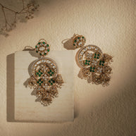 EMERALD CHAND JHUMKIS