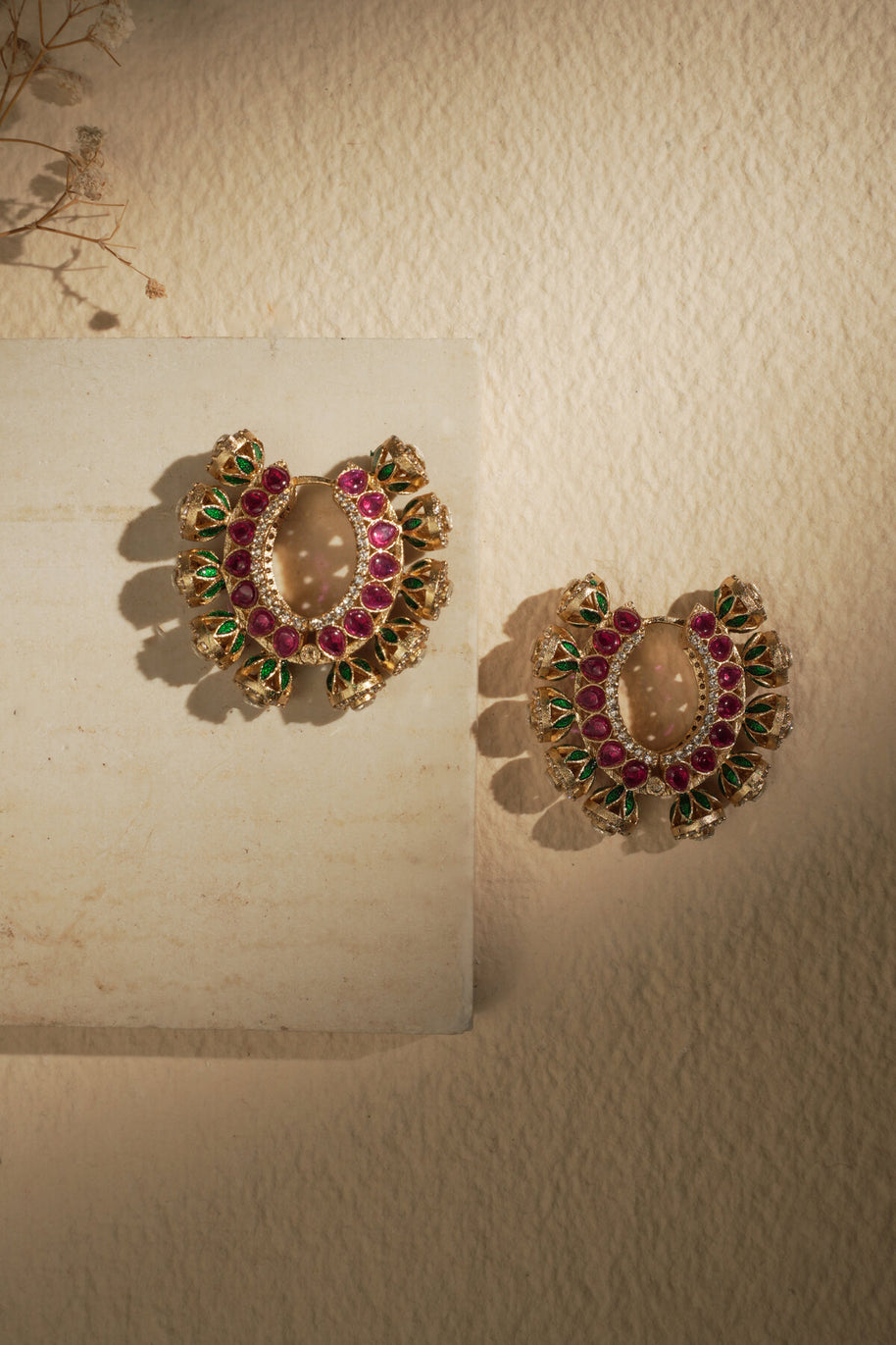 KUNDAN HOOPS BESTSELLER R/G