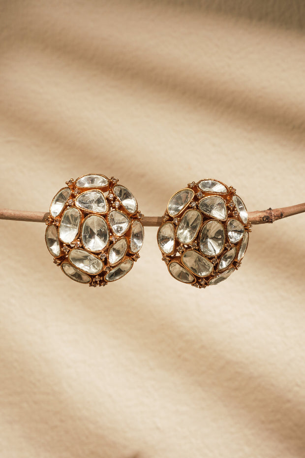 KUNDAN DIAMOND STUD