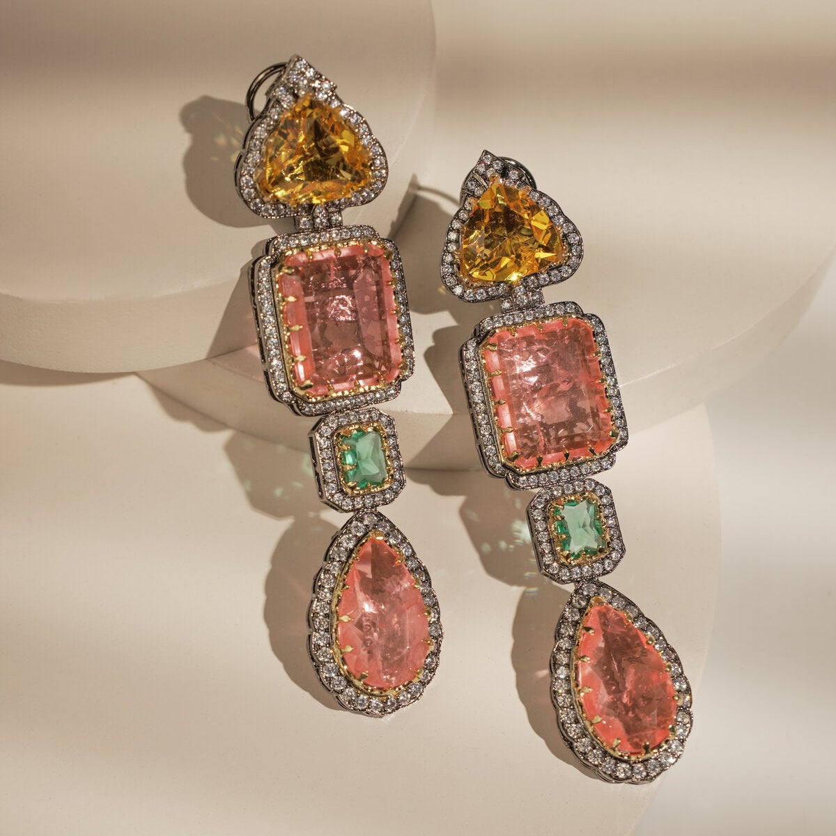 PEACH GALORE EARRINGS