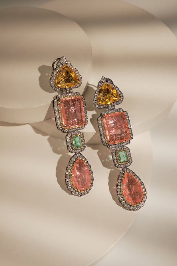 PEACH GALORE EARRINGS