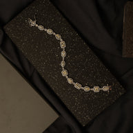 MULTI SHAPE HALO TENNIS BRACELET