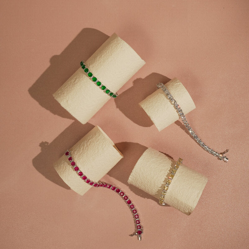 CUSHION TENNIS BRACELET