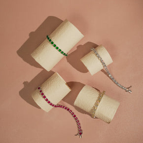 CUSHION TENNIS BRACELET