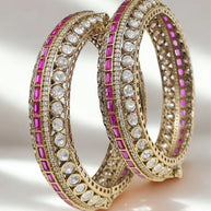 NIRA RUBY BAGUETTE BANGLES