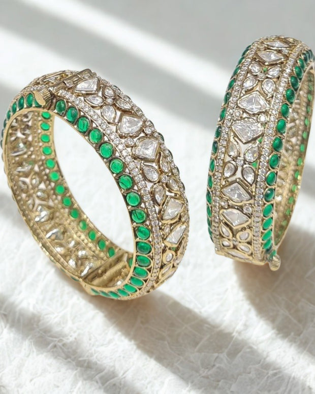ASMAIRA EMERALD BANGLES