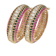 LEERA MULTI KUNDAN BANGLES