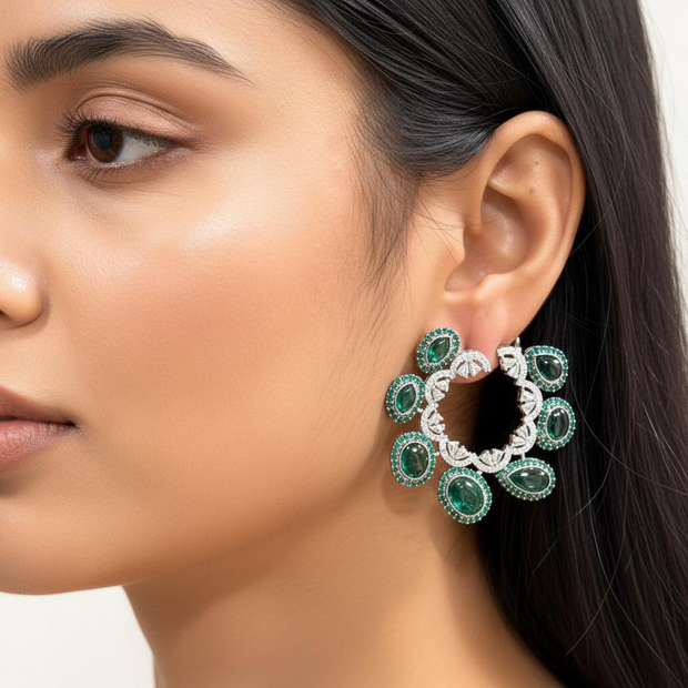 VERDANT HALO EARRINGS
