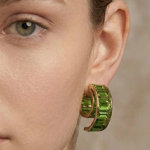 THE EMERALD ORBIT HOOPS
