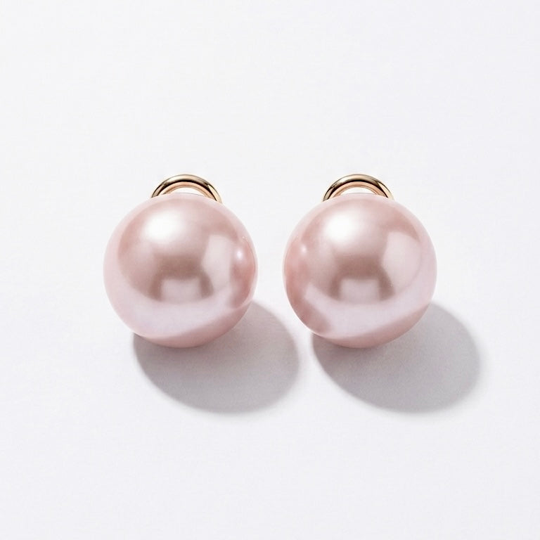 BLUSH PEARL STUDS