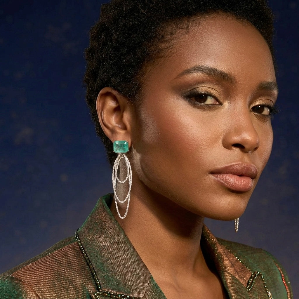 TURQUOISE DANGLE EARRINGS