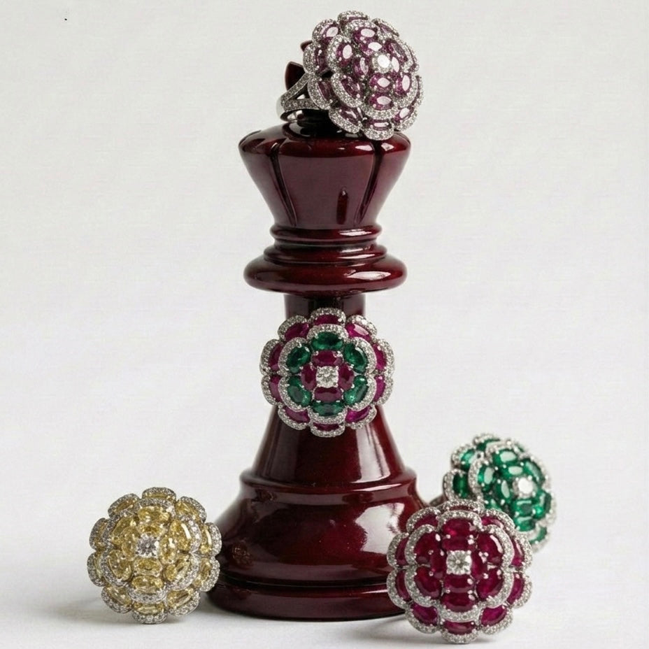 STARLIGHT FLOWER RING