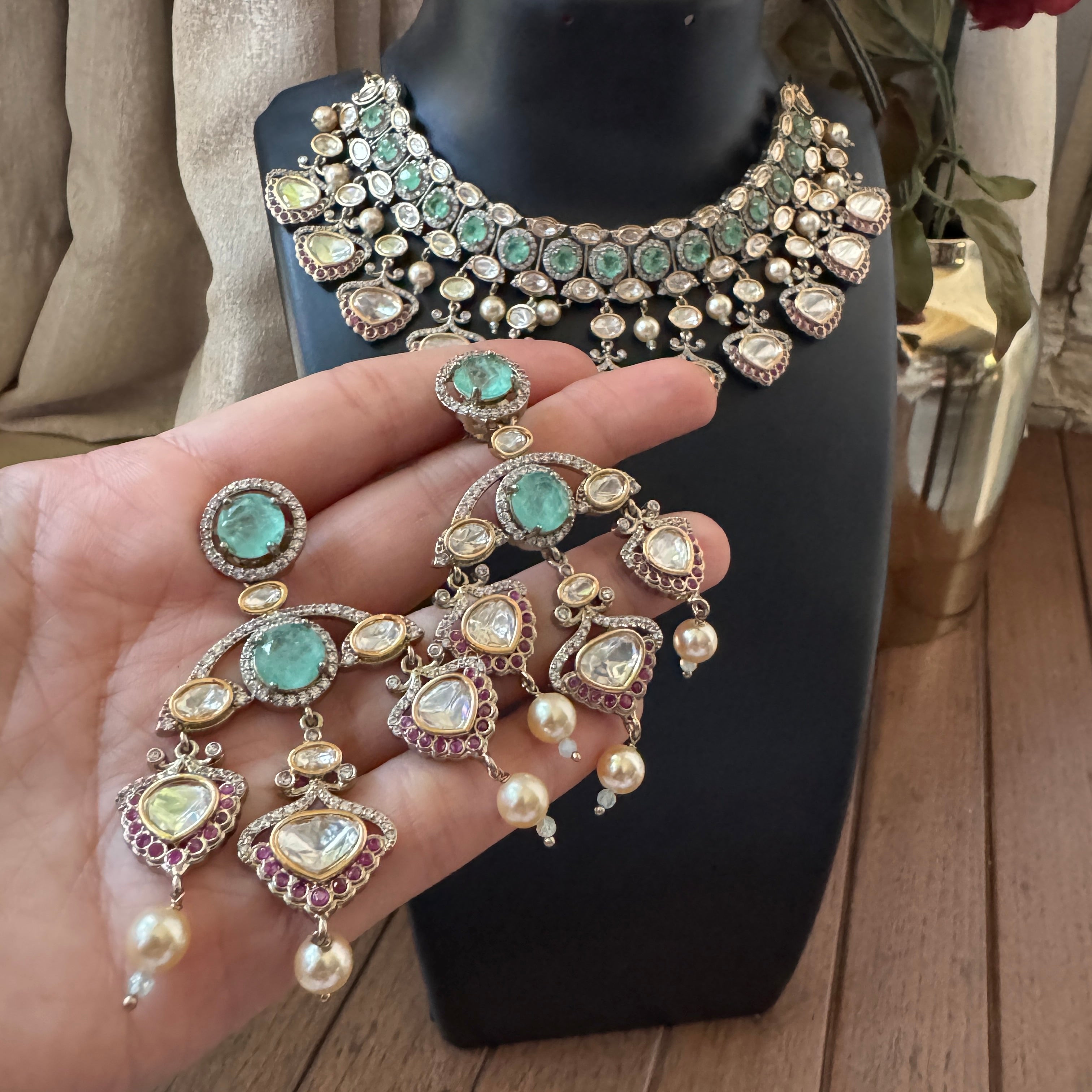 SHEESH MAHAL NECKLACE SET