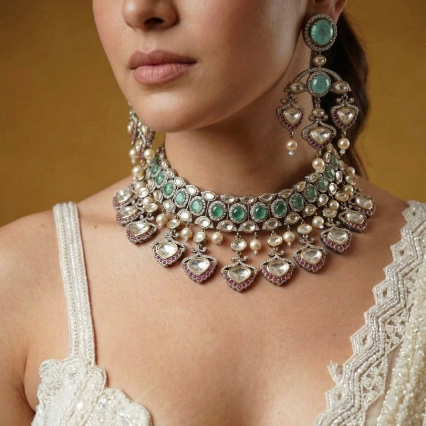 SHEESH MAHAL NECKLACE SET