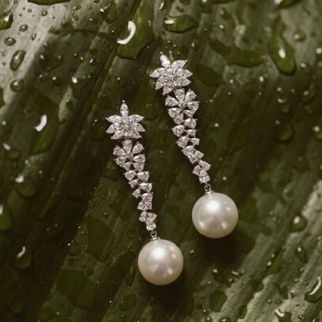 SOLEA PEARL DROP EARRING