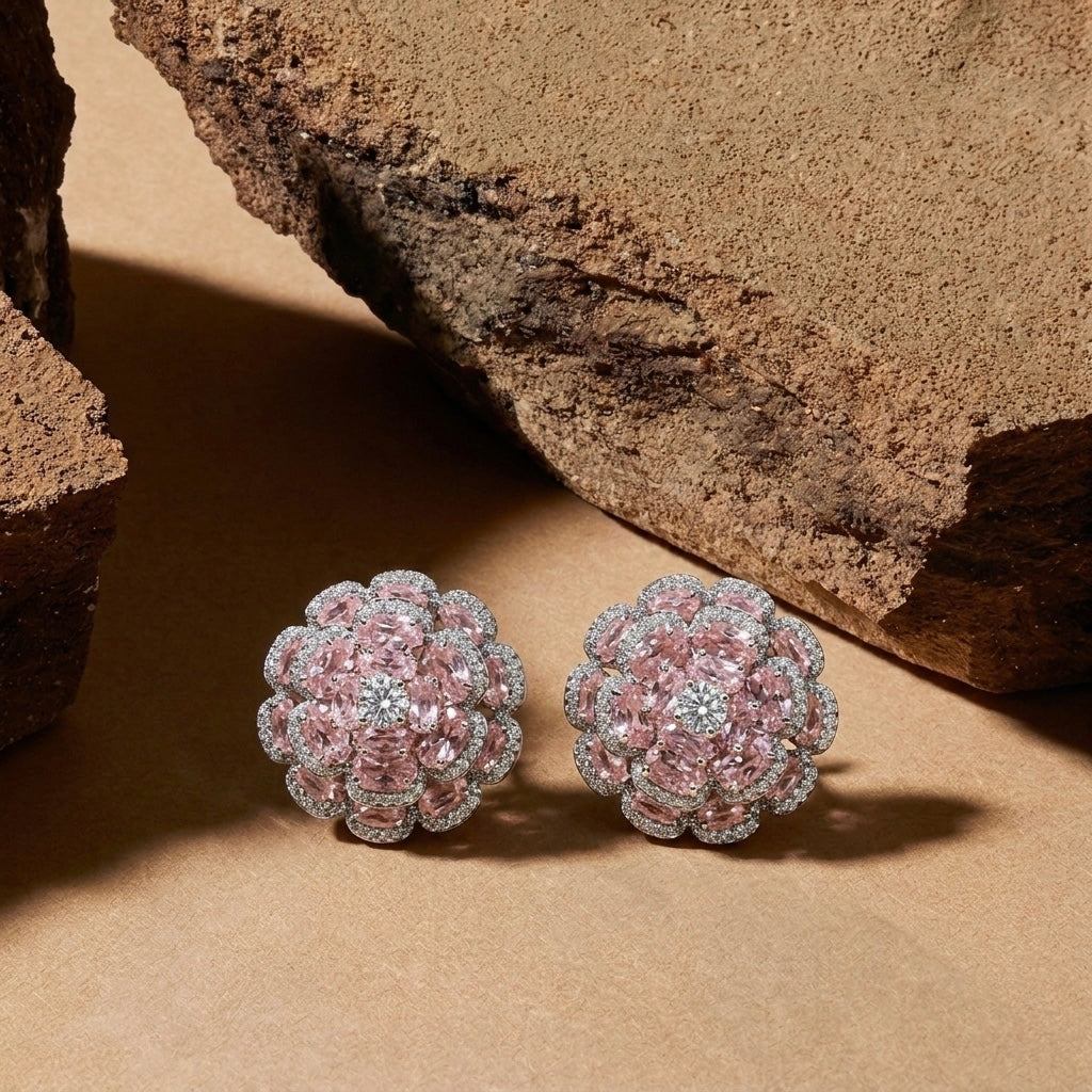 STARLIGHT FLOWER STUD EARRING