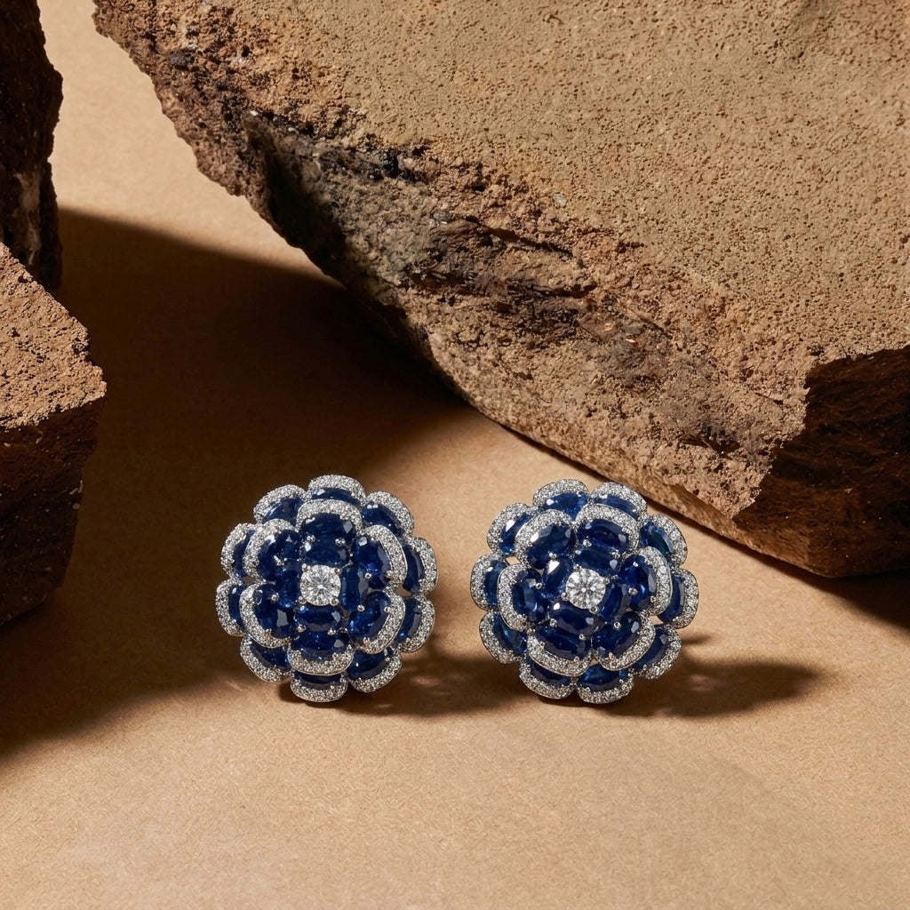 STARLIGHT FLOWER STUD EARRING