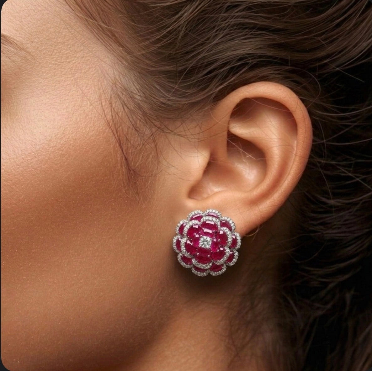 STARLIGHT FLOWER STUD EARRING