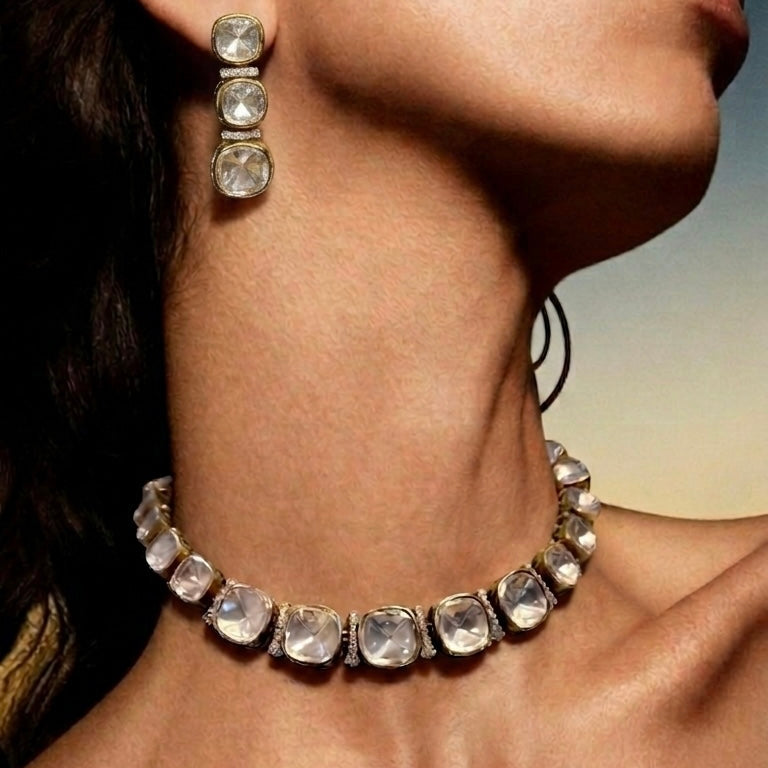 HEER KUNDAN NECKLACE SET