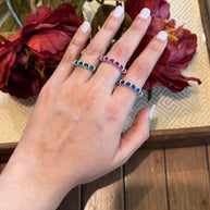 CROWN ETERNITY RING