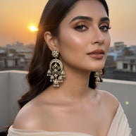 EMERALD CHAND JHUMKIS