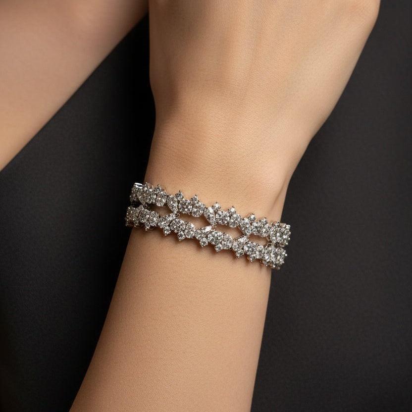 KAIA MULTI SHAPED TENNIS BRACELET