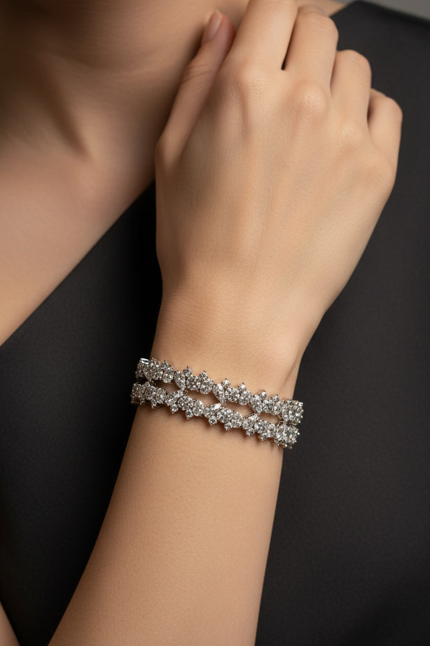 KAIA MULTI SHAPED TENNIS BRACELET