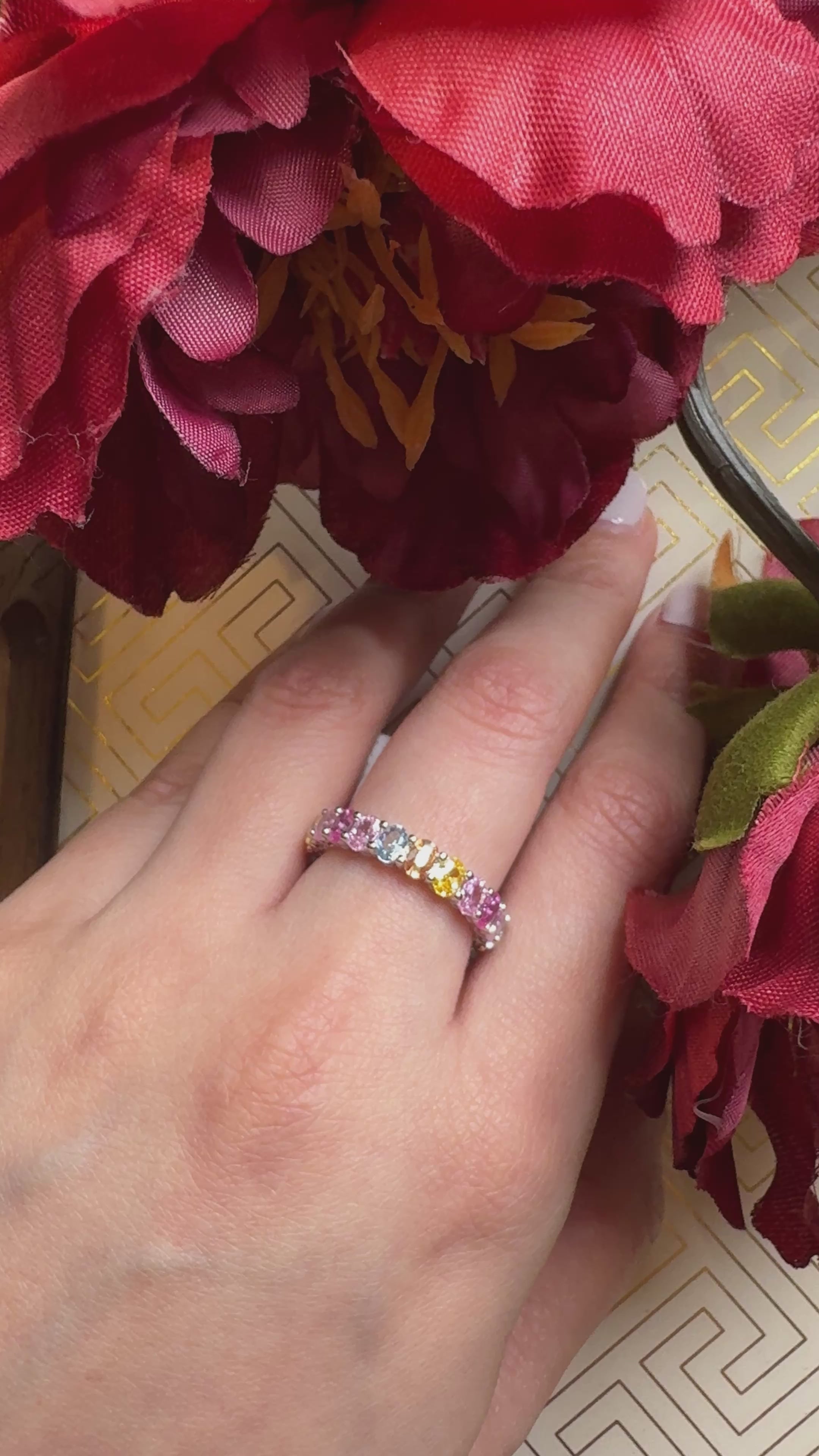 RAINBOW ETERNITY RING