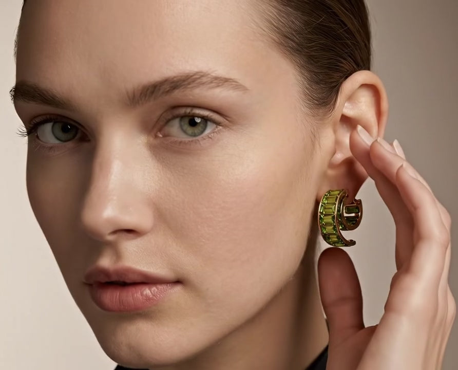 THE EMERALD ORBIT HOOPS