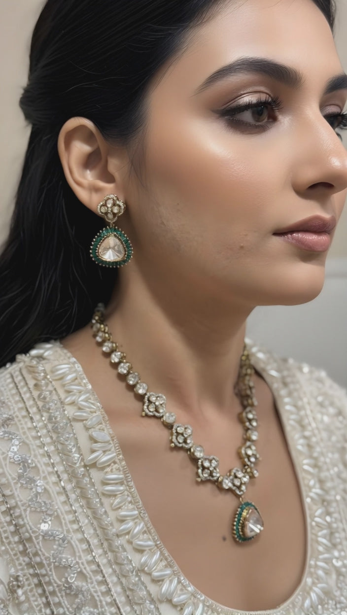 EMEENA DROP NECKLACE SET